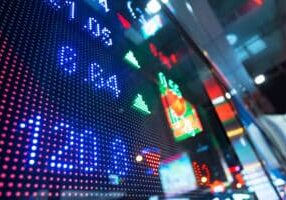 Display of Stock market quotes